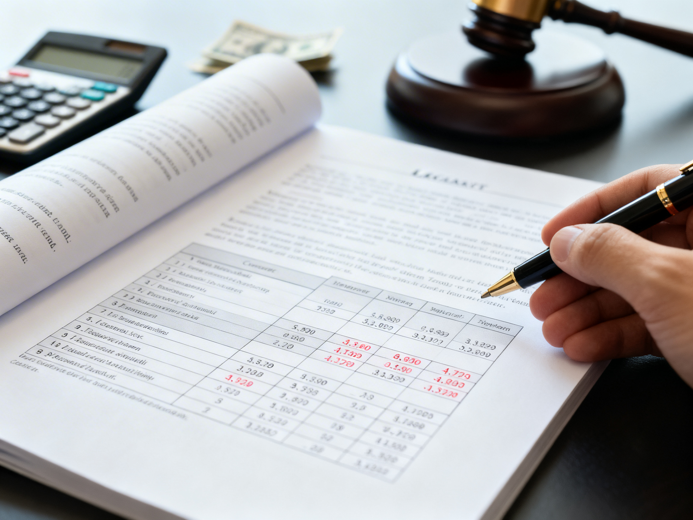 合同 PDF 翻译核对场景示意图